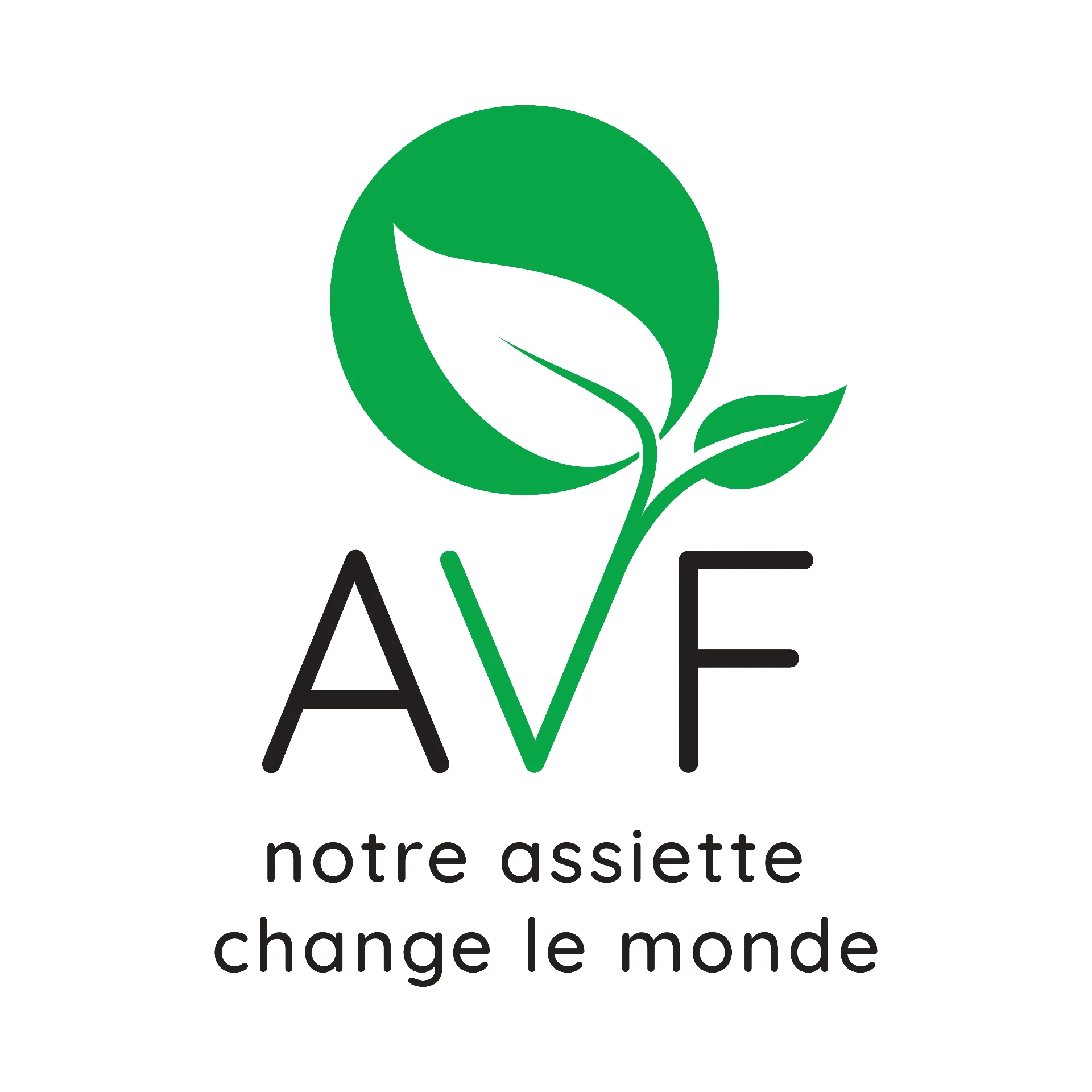 Logo Association Végétarienne de France (AVF)